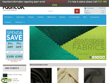 Tablet Screenshot of fabricuk.com